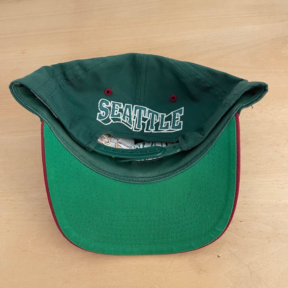 Seattle Supersonics G-Cap The Wave Vintage 90s snapback hat RARE cap - Picture 7 of 9